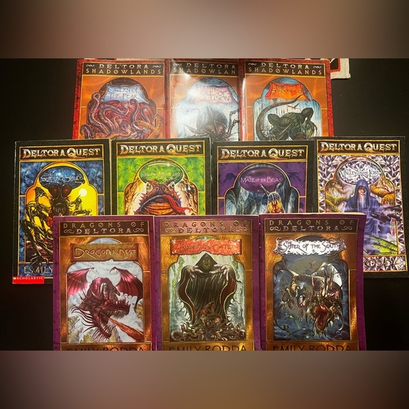 Deltora Quest 4,5,6,7. Dragons Of Deltora 1,2,4. Deltora Shadowlands Emily Rodda - Picture 15 of 15